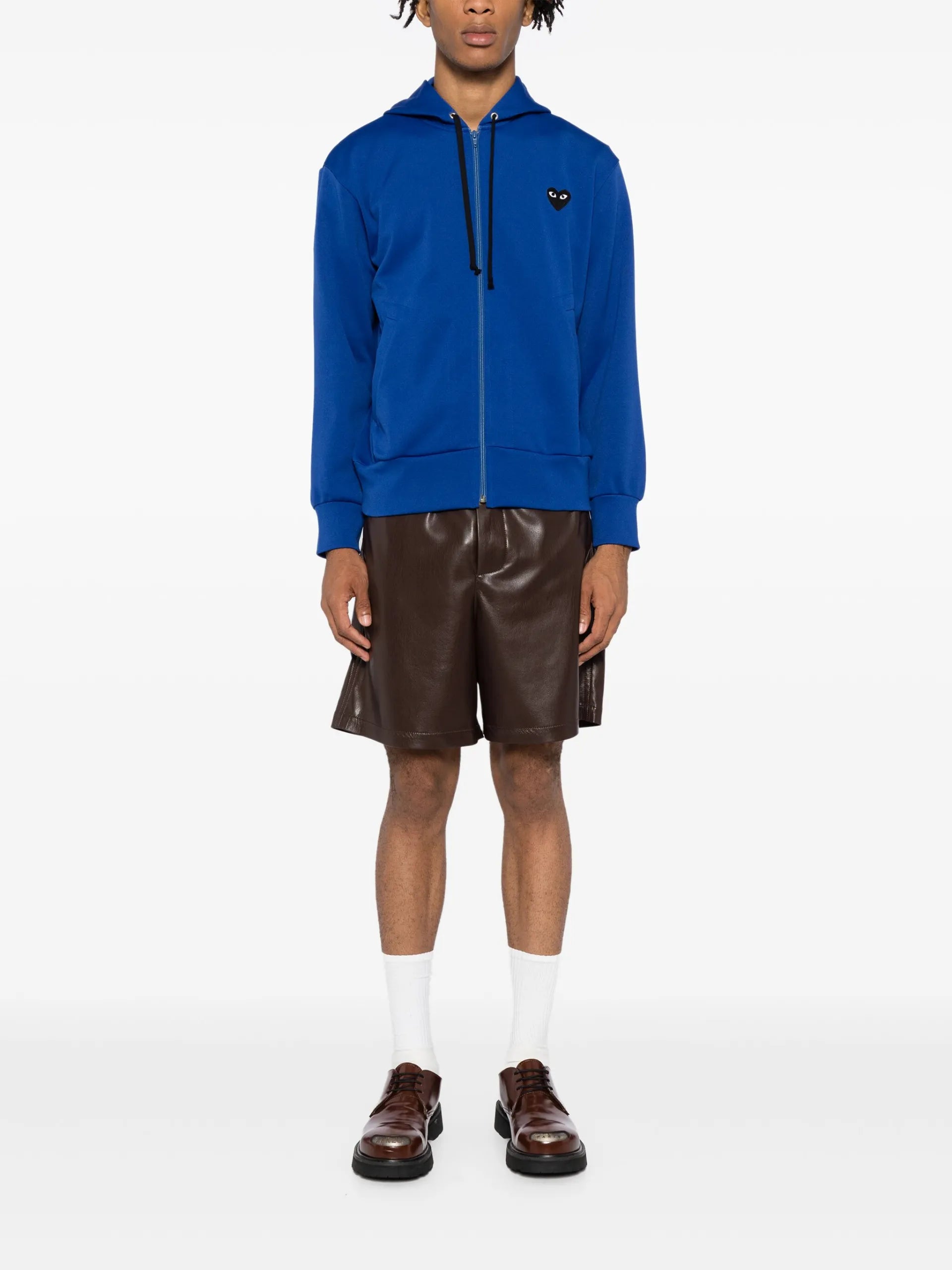 Comme Des Garçons Play Big Heart Zip-up Hoodie