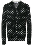 Comme Des Garçons Play Polka Dot Heart Logo Cardigan P1N038051 Vue 1
