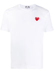 Comme Des Garçons Play Applique Logo T-shirt - Comme Des Garçons Play | Le Block Lyon