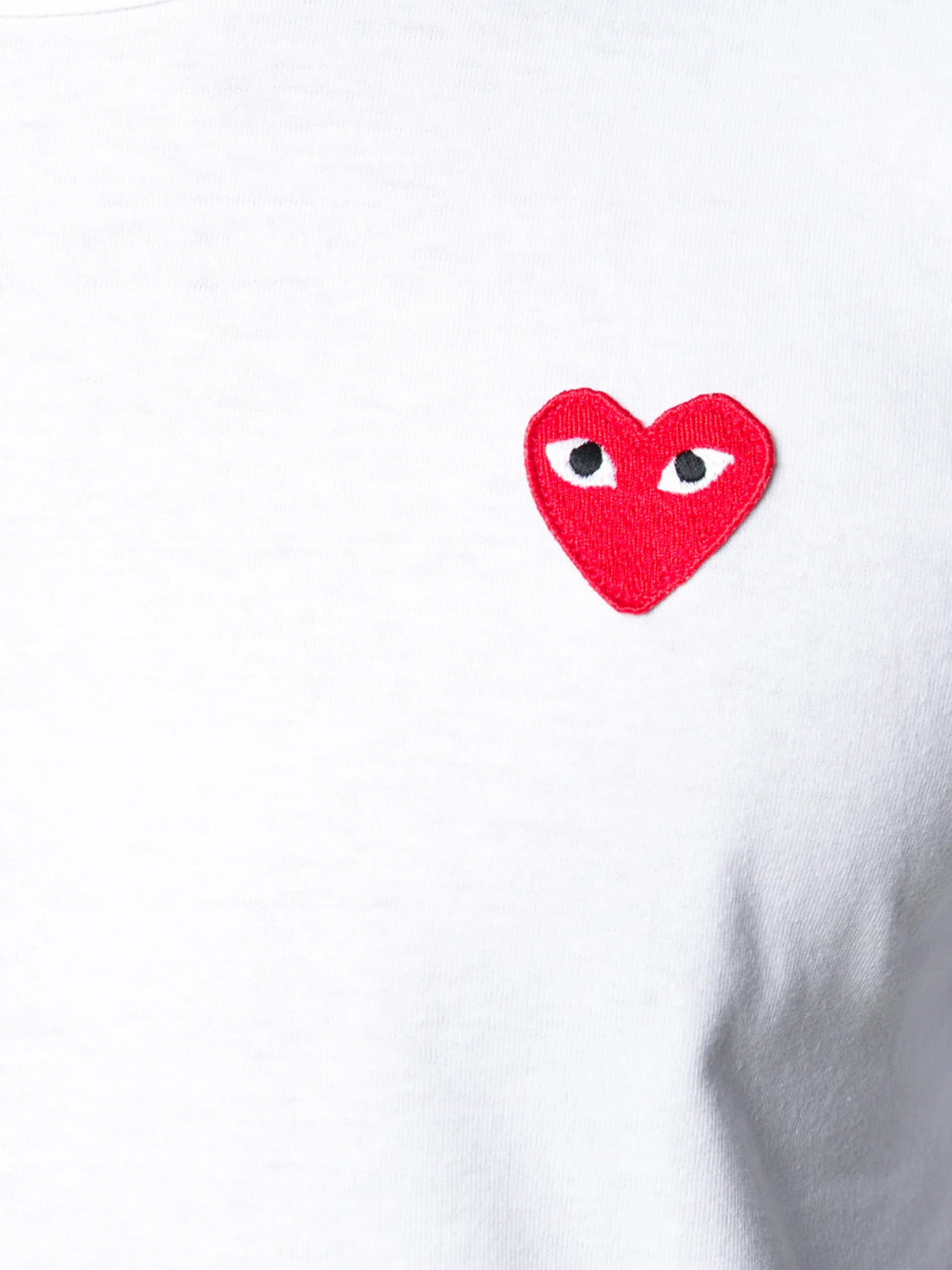 Comme Des Garçons Play Applique Logo T-shirt - vue 5 - Comme Des Garçons Play