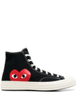 Comme Des Garçons Play X Converse Chuck 70 High-top "Half Heart" Sneakers AZK112001 Vue 1