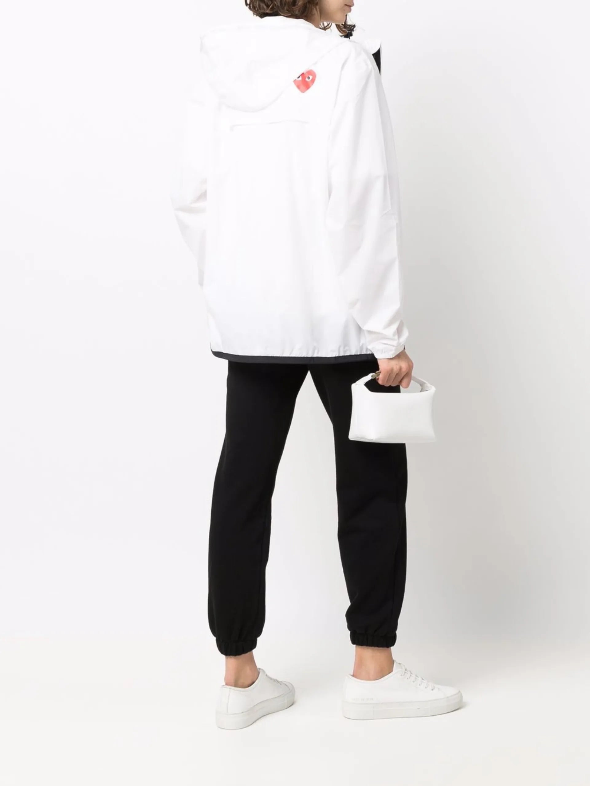Comme Des Garçons Play X K-Way Zipped Hooded Jacket - detail - Comme Des Garçons Play