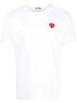 Comme Des Garçons Play Short-sleeve Cotton T-shirt P1T322 Vue 1