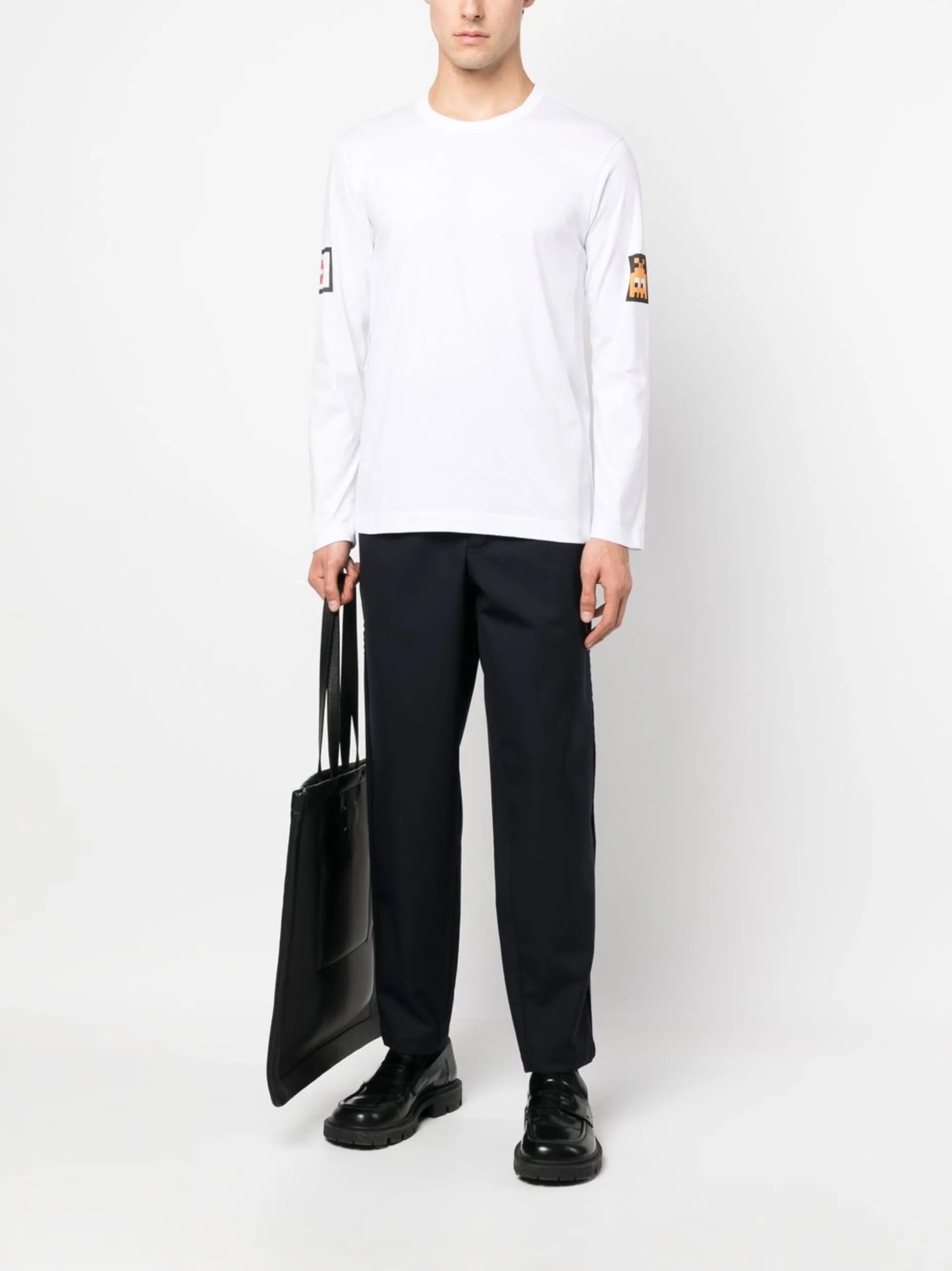 Comme Des Garçons Shirt Straight-leg Wool Trousers