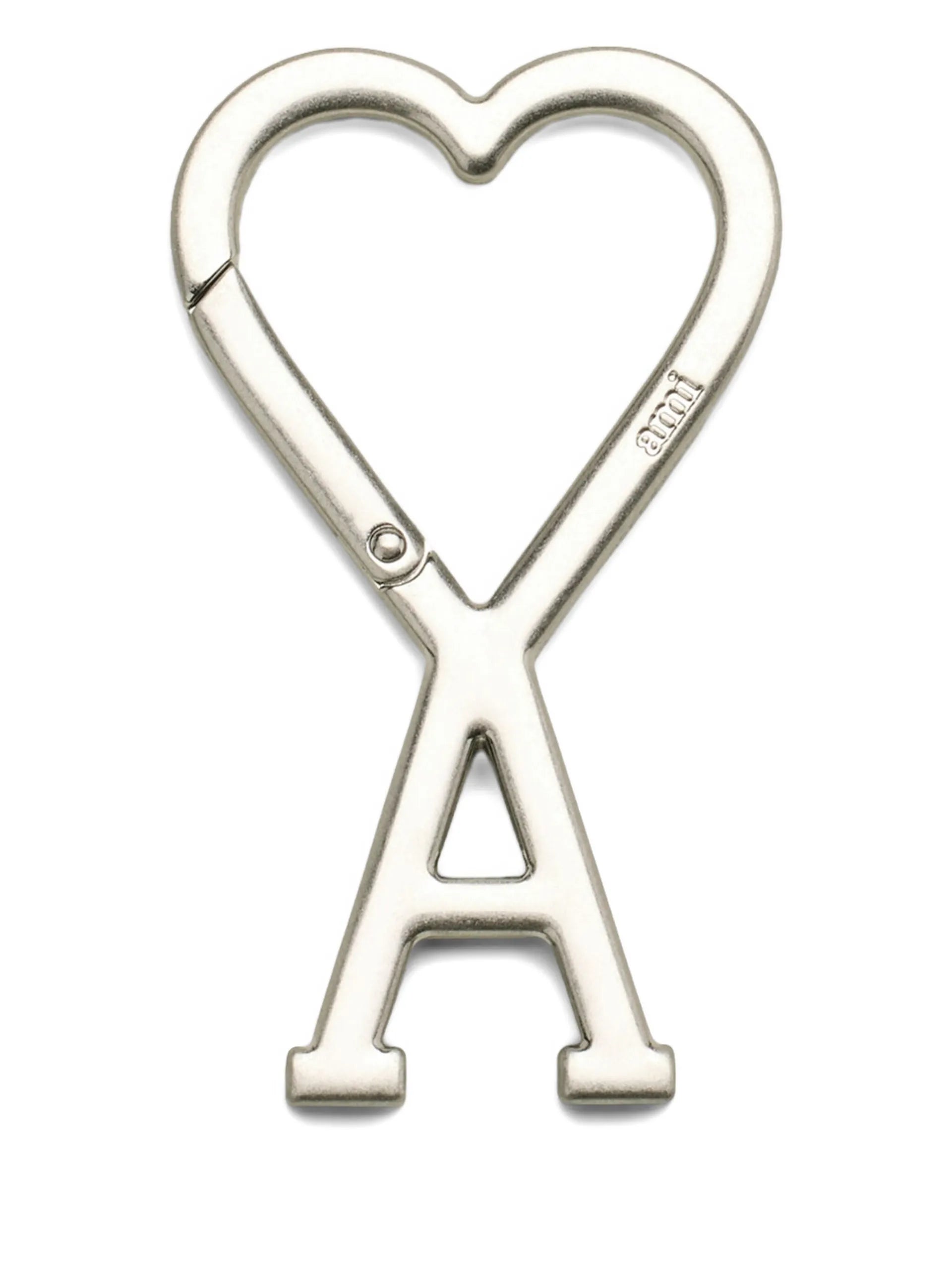 AMI Paris Logo-shaped Logo Keyring E26UKR907369 Vue 1