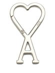 AMI Paris Logo-shaped Logo Keyring E26UKR907369 Vue 1