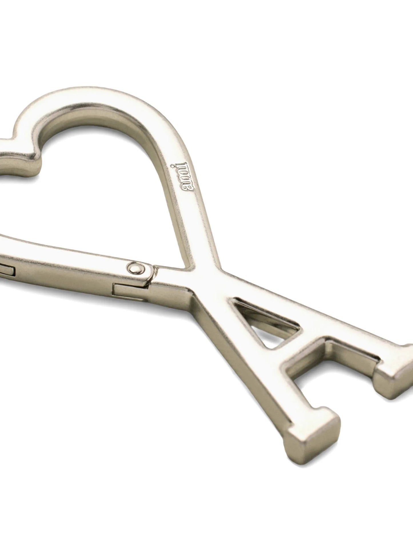 AMI Paris Logo-shaped Logo Keyring E26UKR907369 Vue 2