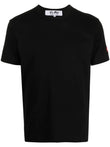 Comme Des Garçons Play Logo-patch Cotton T-shirt P1T328 Vue 1