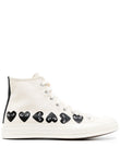Comme Des Garçons Play X Converse Chuck 70 High-top Sneakers AZK127001 Vue 1