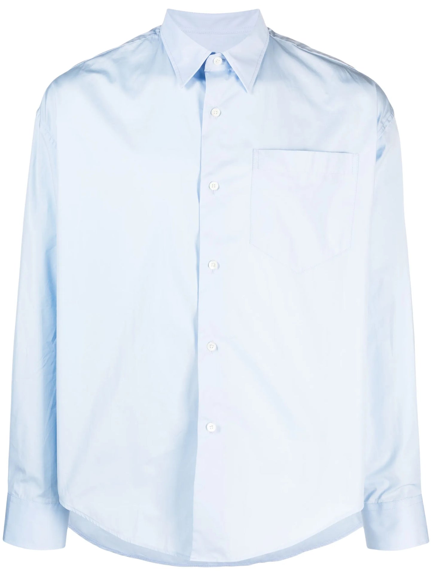 AMI Paris Ami De Coeur-embroidered Cotton Shirt - AMI Paris | Le Block Lyon