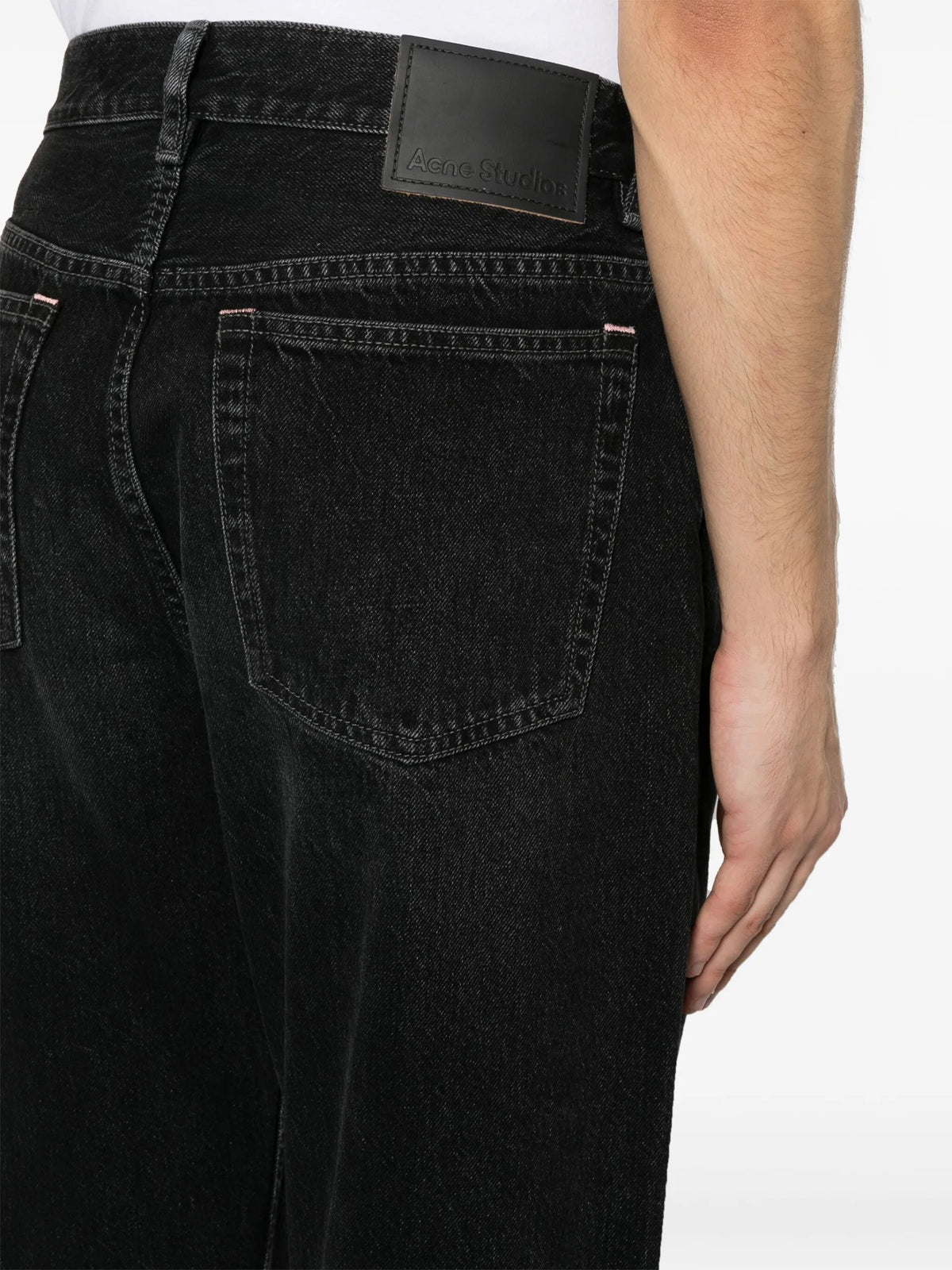 Acne Studios 2021M straight-leg jeans coloris Black - vue 5