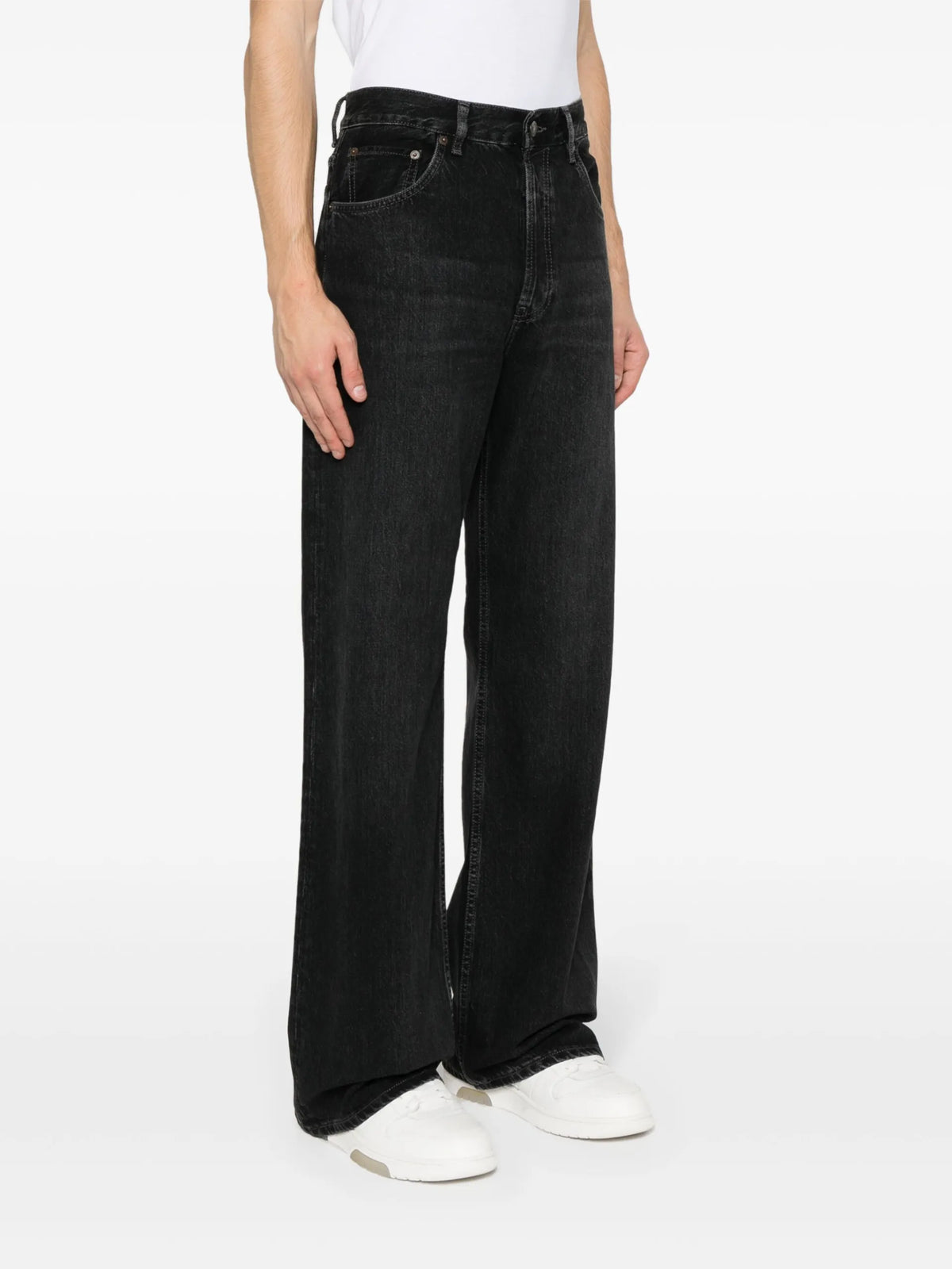 Acne Studios 2021M straight-leg jeans coloris Black - vue 3