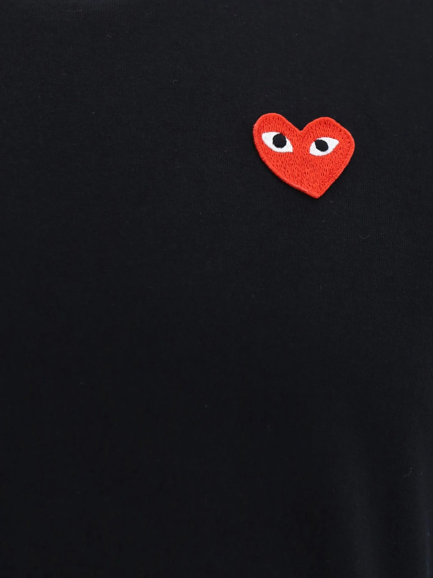 Comme Des Garçons Play Heart-patch Cotton T-shirt AXT108051 Vue 3