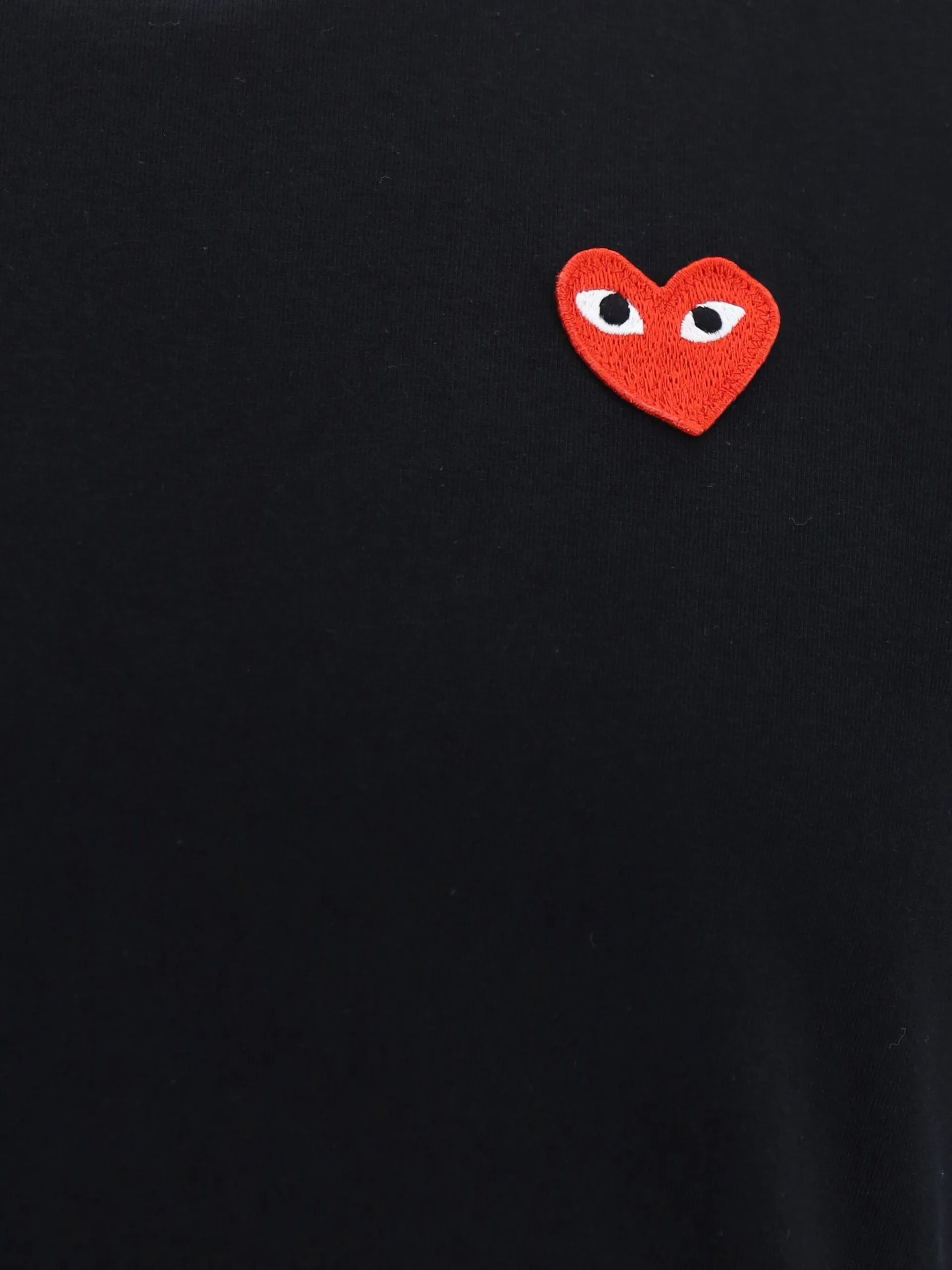 Comme Des Garçons Play Heart-patch Cotton T-shirt AXT108051 Vue 3