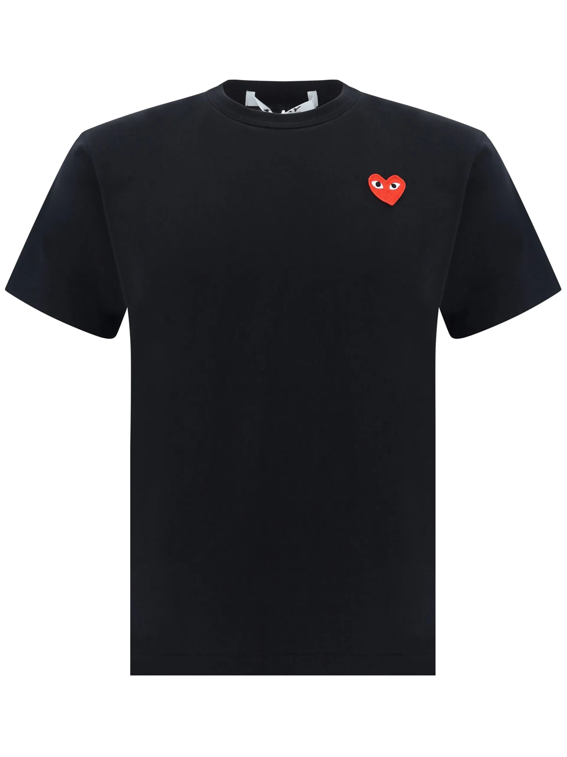 Comme Des Garçons Play Heart-patch Cotton T-shirt AXT108051 Vue 1