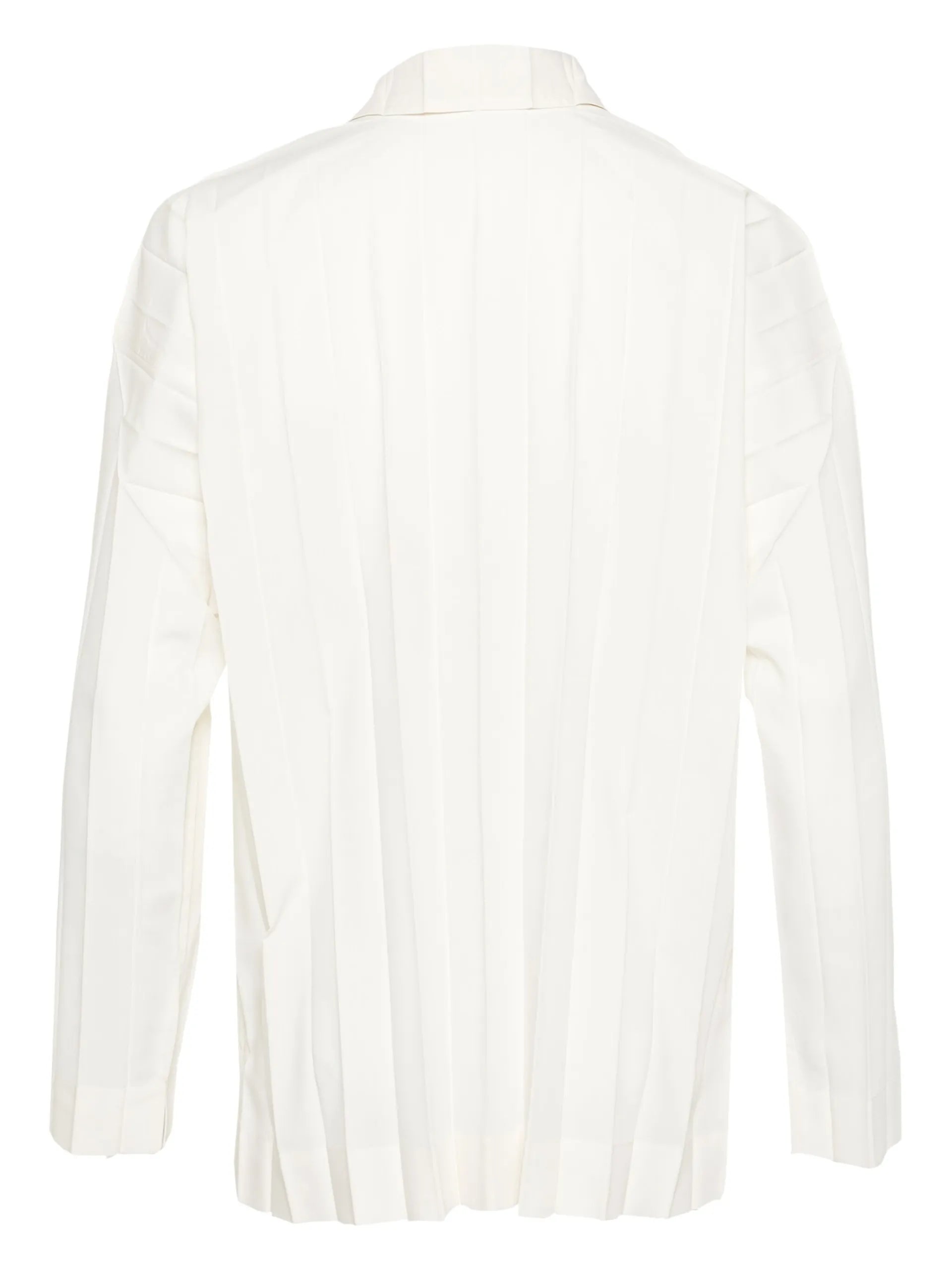 Homme Plissé Issey Miyake Edge Pleated Classic-collar Shirt