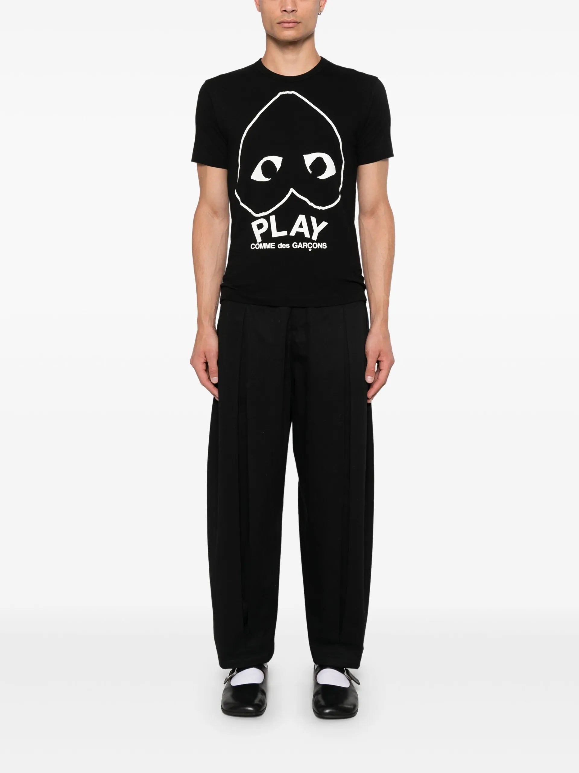 Comme Des Garçons Play Logo-print T-shirt