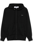 Comme Des Garçons Play Heart-patch Zip-up Hoodie AXT254051 Vue 1