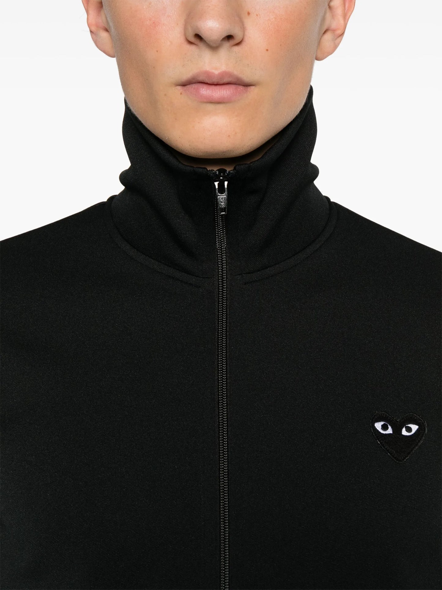 Comme Des Garçons Play Heart-print Jersey Track Jacket AXT256051 Vue 5