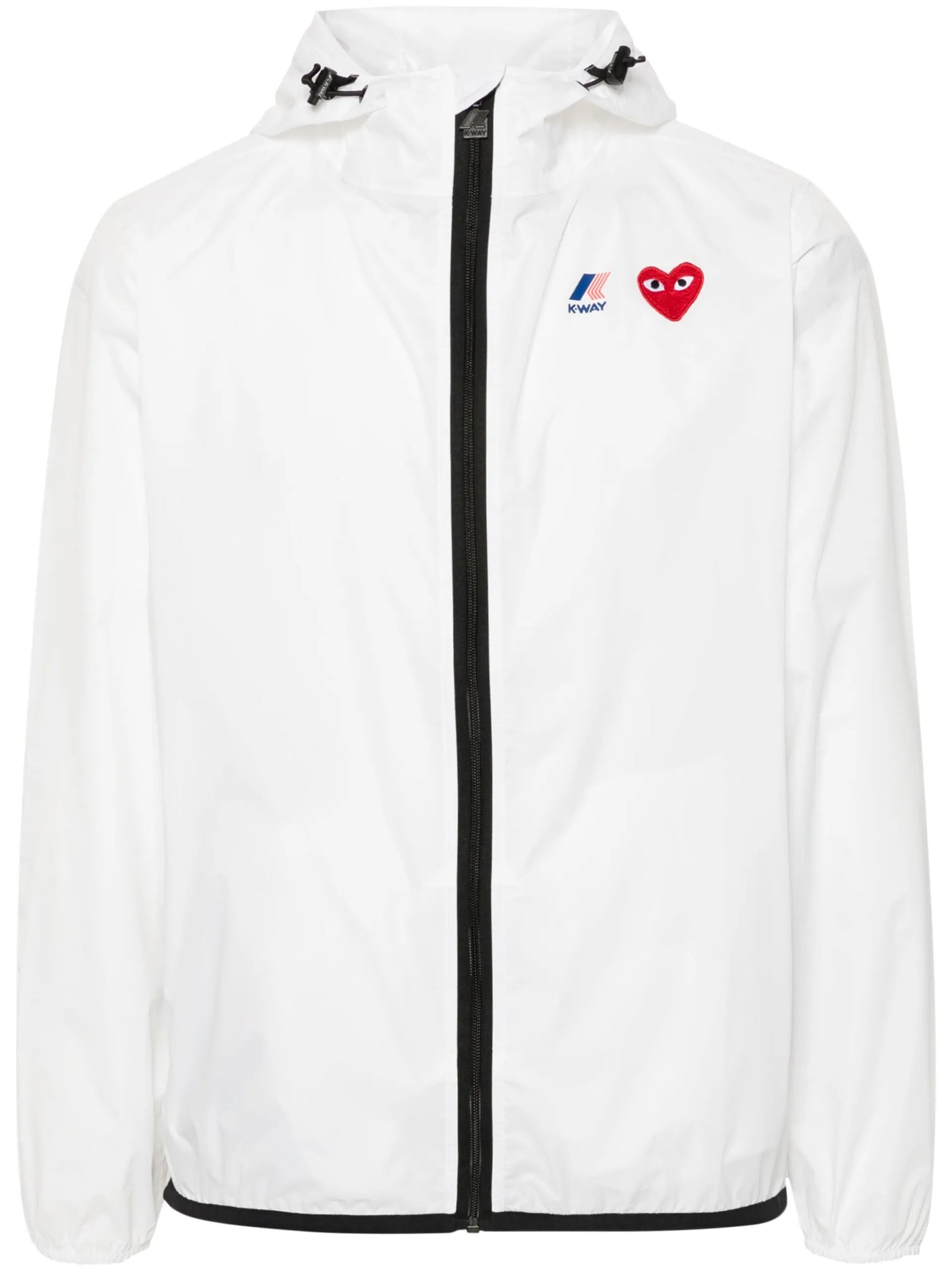 Comme Des Garçons Play X K-Way Heart-patch Lightweight Jacket AZJ501051 Vue 1
