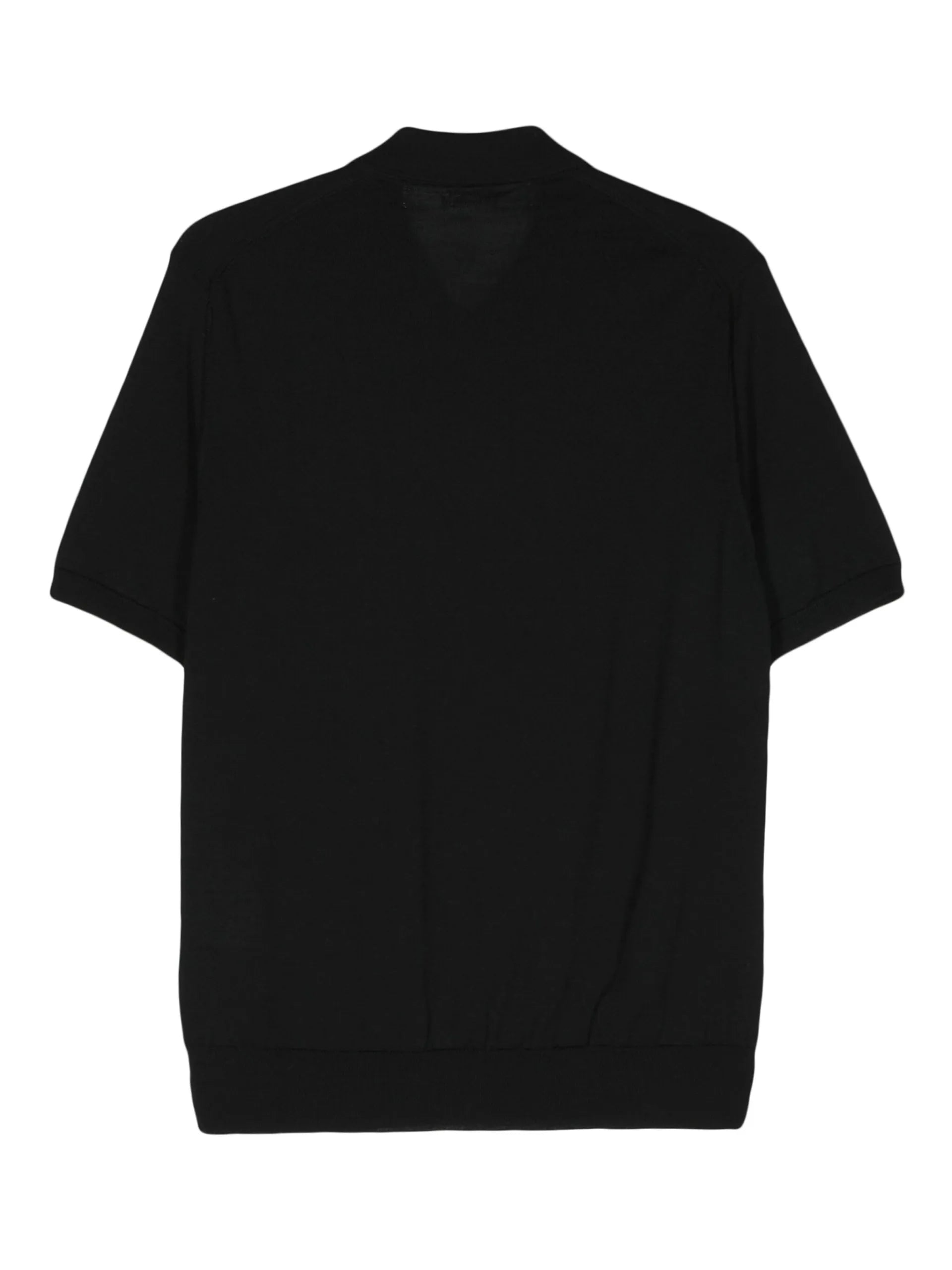 Comme Des Garçons Play Heart-patch Wool Polo Shirt