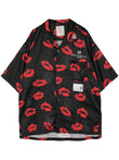 Maison MIHARA YASUHIRO Graphic-print Shirt A12SH080BLK Vue 1