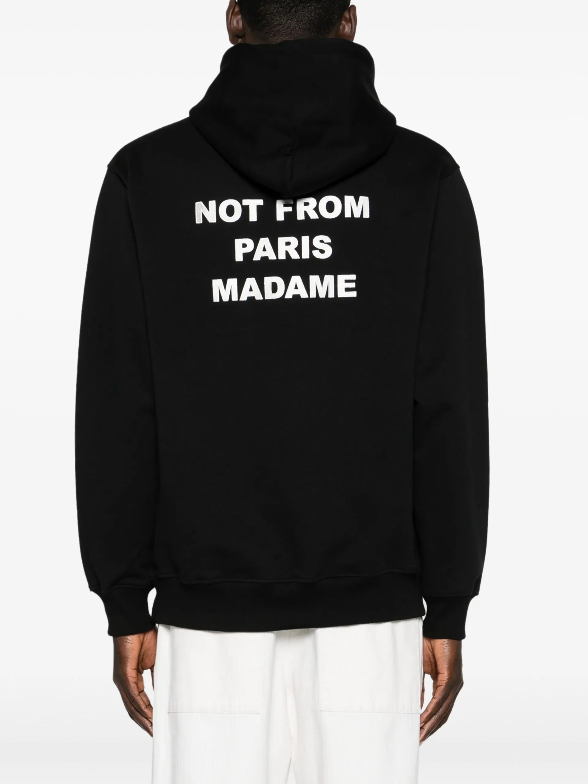 Drôle De Monsieur Slogan-print Cotton Hoodie - vue 4 - Drôle De Monsieur