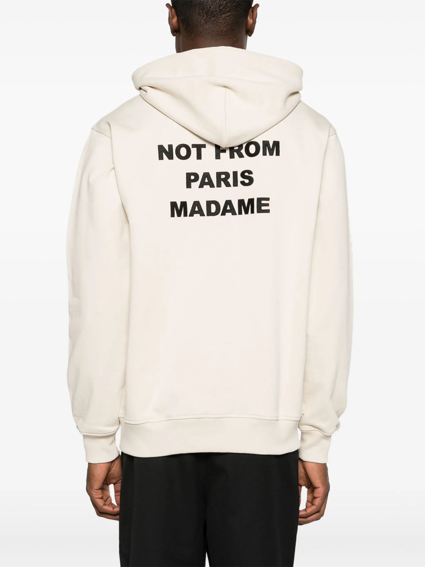 Drôle De Monsieur Logo-print Cotton Hoodie - vue 4 - Drôle De Monsieur