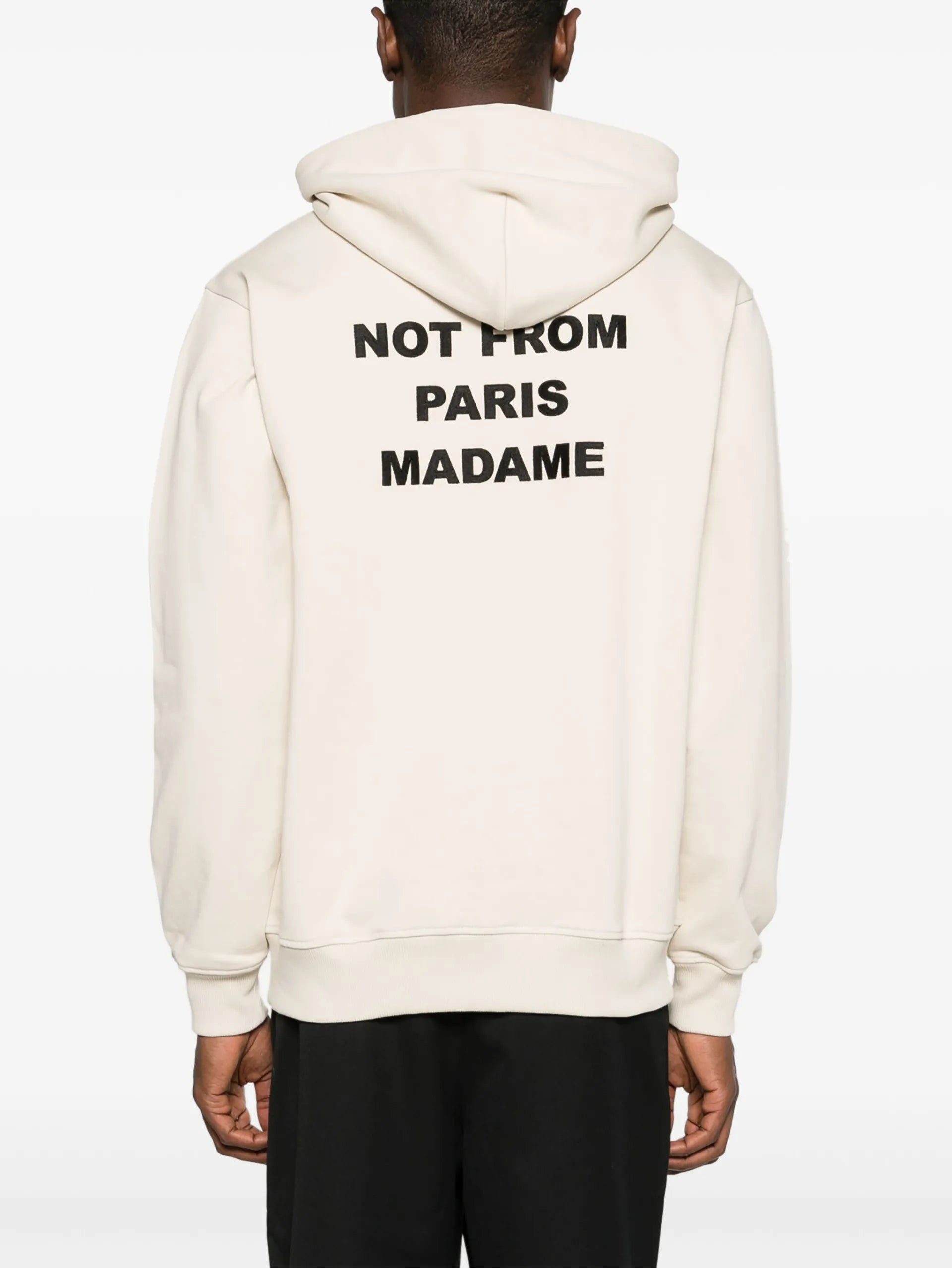 Drôle De Monsieur Logo-print Cotton Hoodie - vue 4 - Drôle De Monsieur