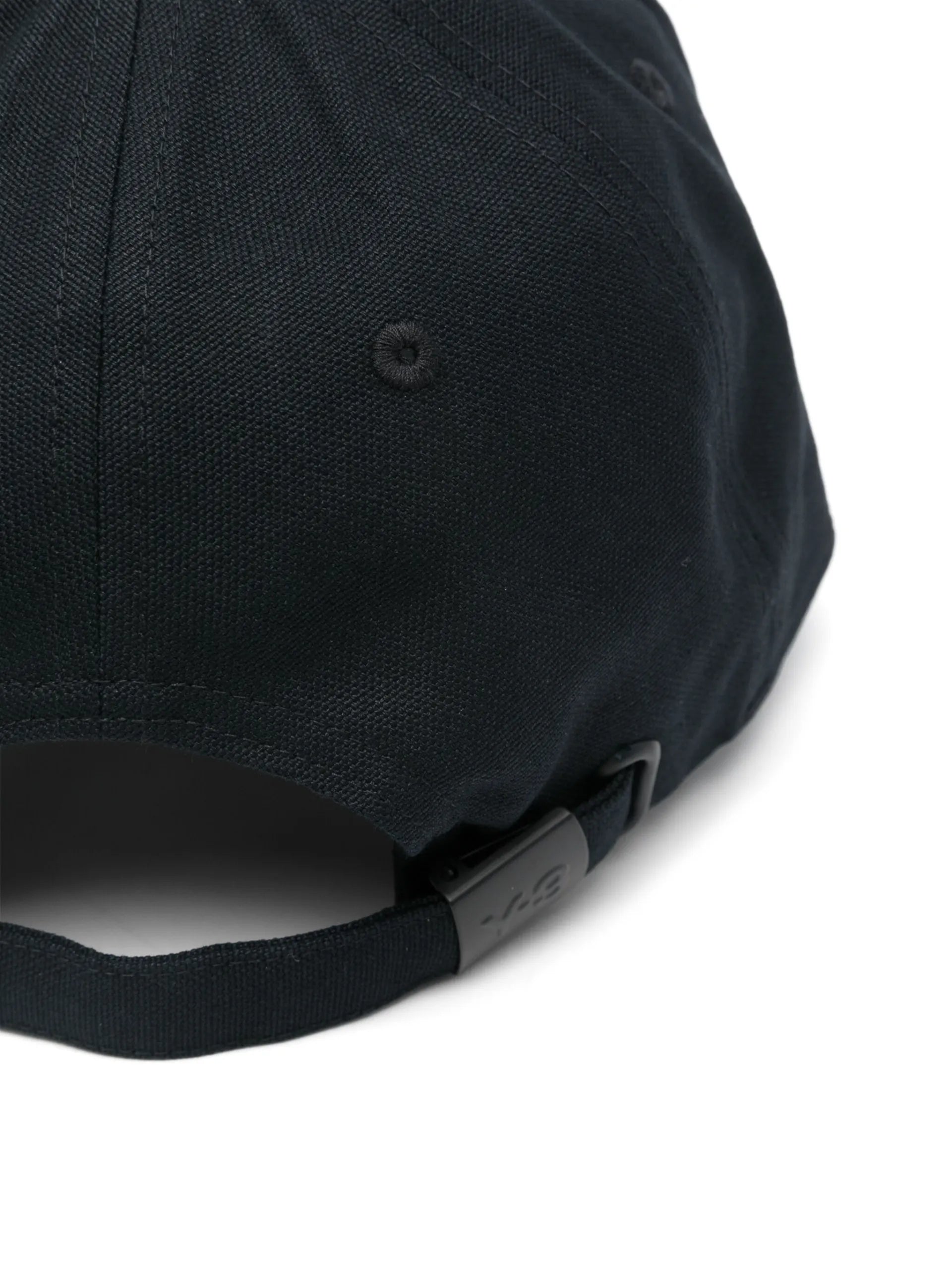 Y-3 Logo-embroidered Cap Black Cotton