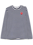 Comme Des Garçons Play Stripe T-shirt AXT806051 Vue 1