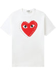 Comme Des Garçons Play Heart-print T-shirt AXT803051 Vue 1