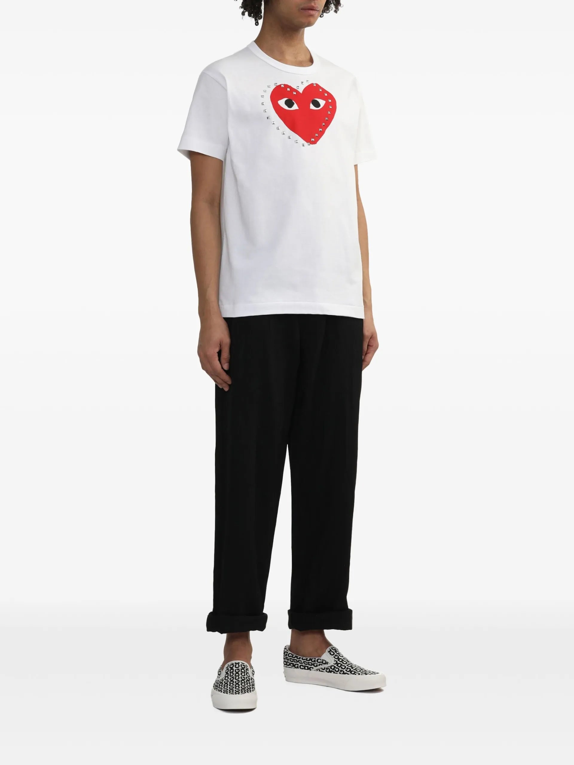 Comme Des Garçons Play Heart-print T-shirt