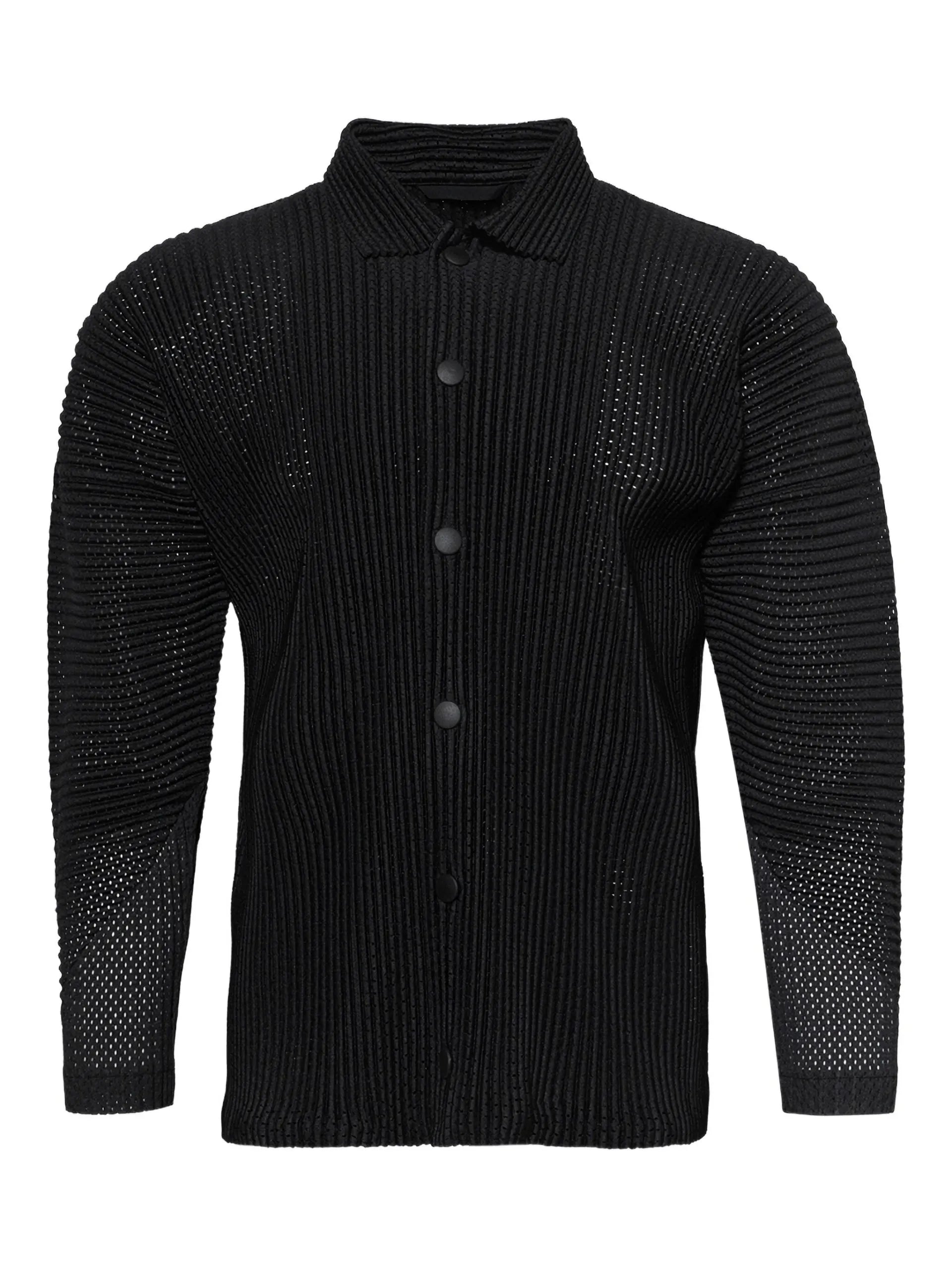 Homme Plissé Issey Miyake Pleated Shirt Jacket - Homme Plissé Issey Miyake | Le Block Lyon