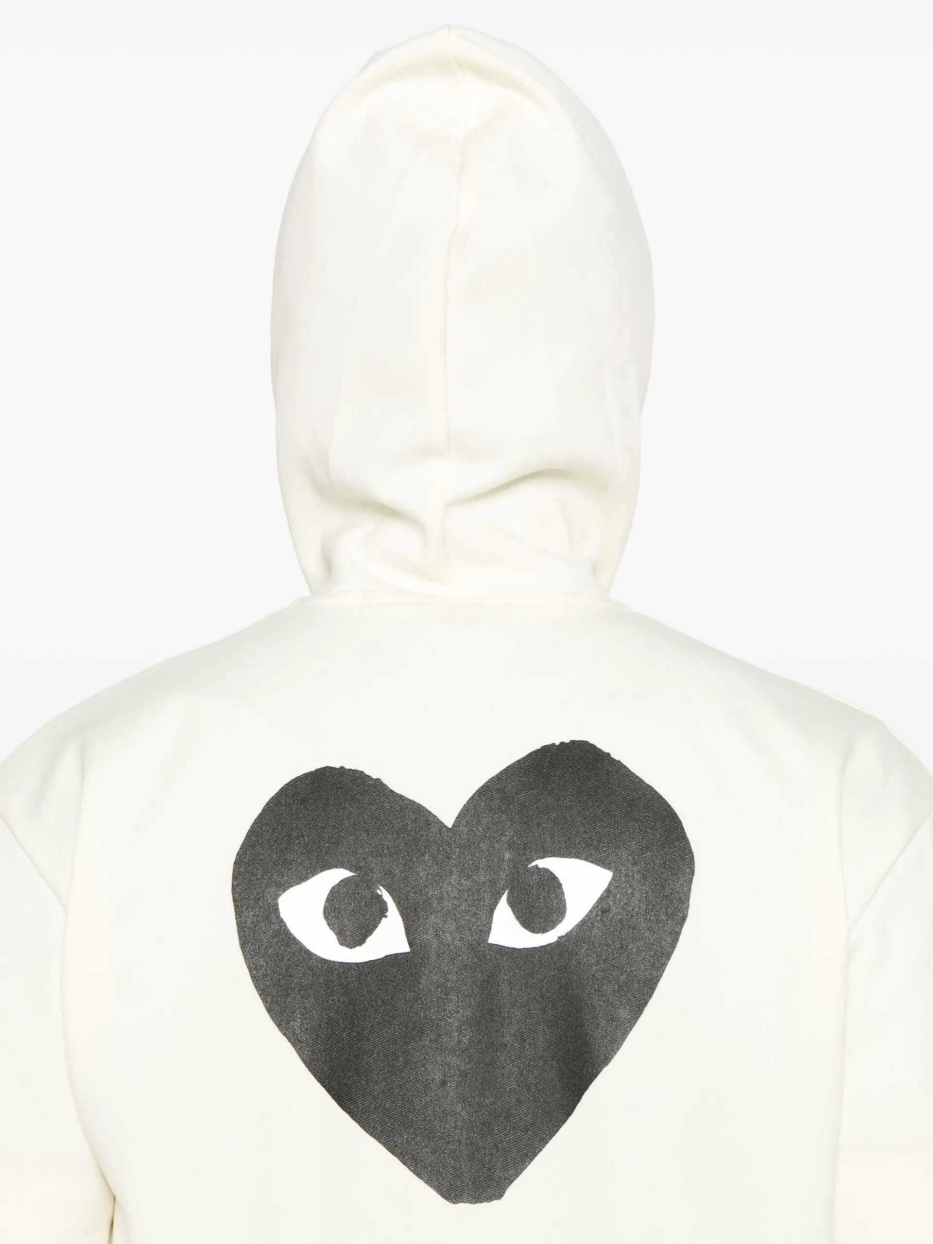 Comme Des Garçons Play Large Heart-print Zip-up Hoodie AXT254 Vue 5