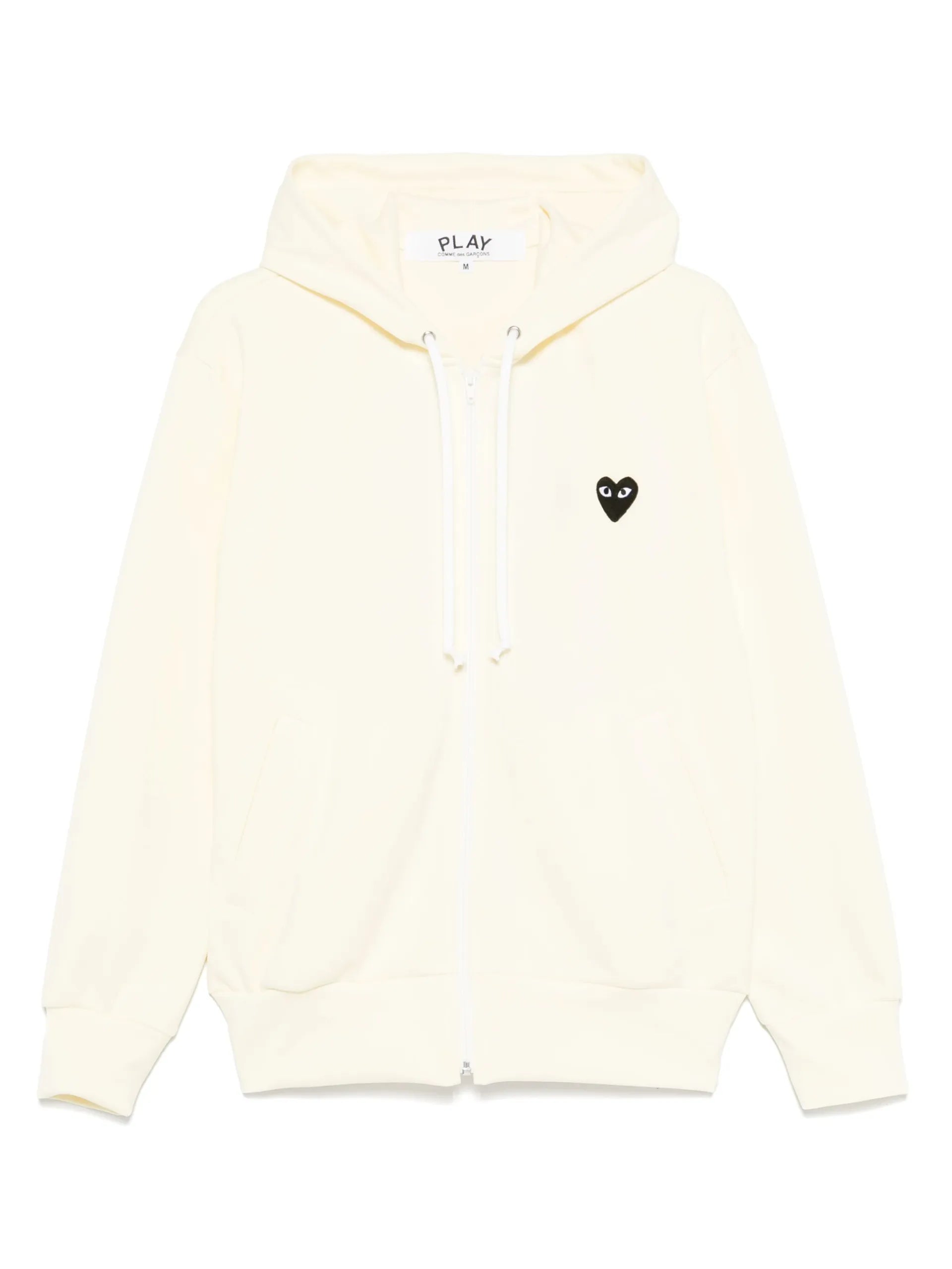 Comme Des Garçons Play Large Heart-print Zip-up Hoodie AXT254 Vue 1