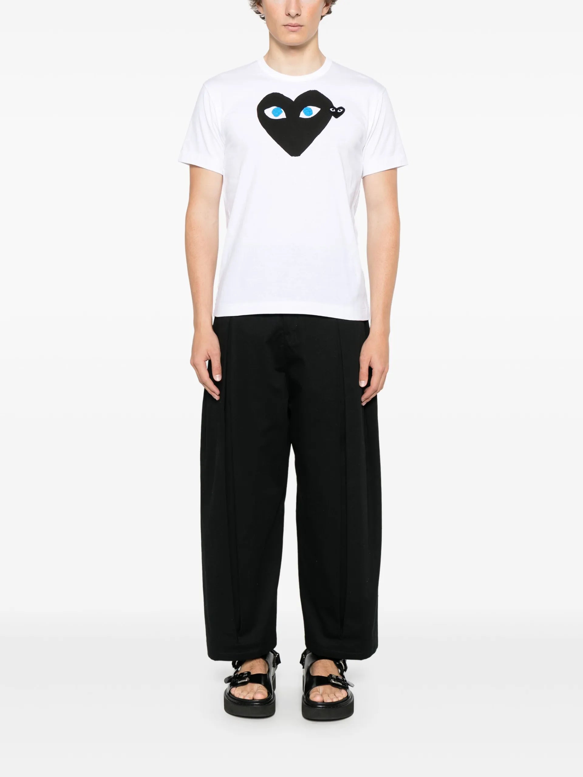 Comme Des Garçons Play Heart-emblem T-shirt