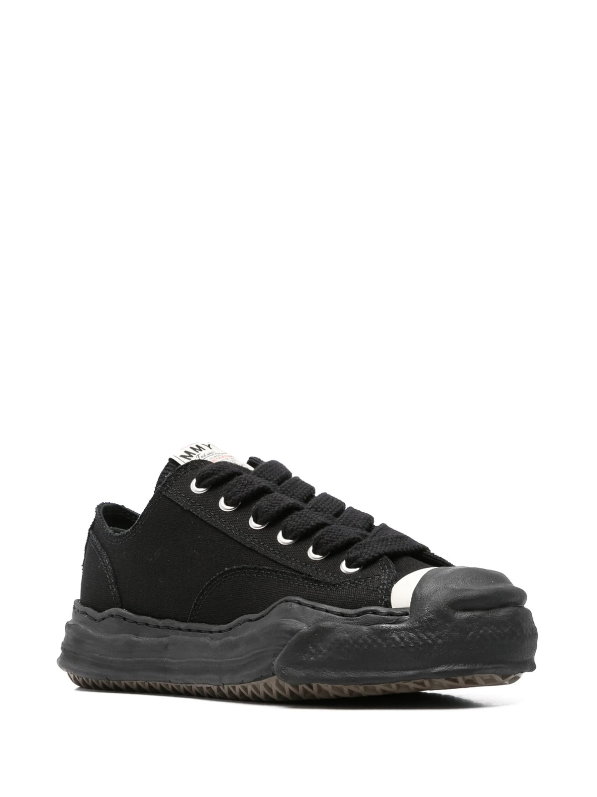 Maison MIHARA YASUHIRO "Hank" OG sole canvas low-top sneakers coloris Black - vue 2