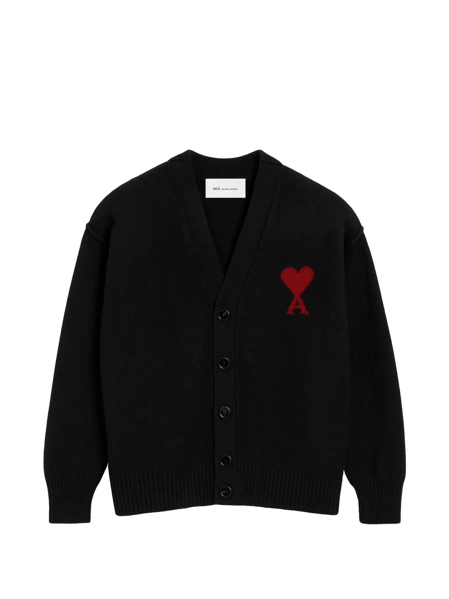 AMI Paris Logo-appliqué Buttoned Cardigan - AMI Paris | Le Block Lyon