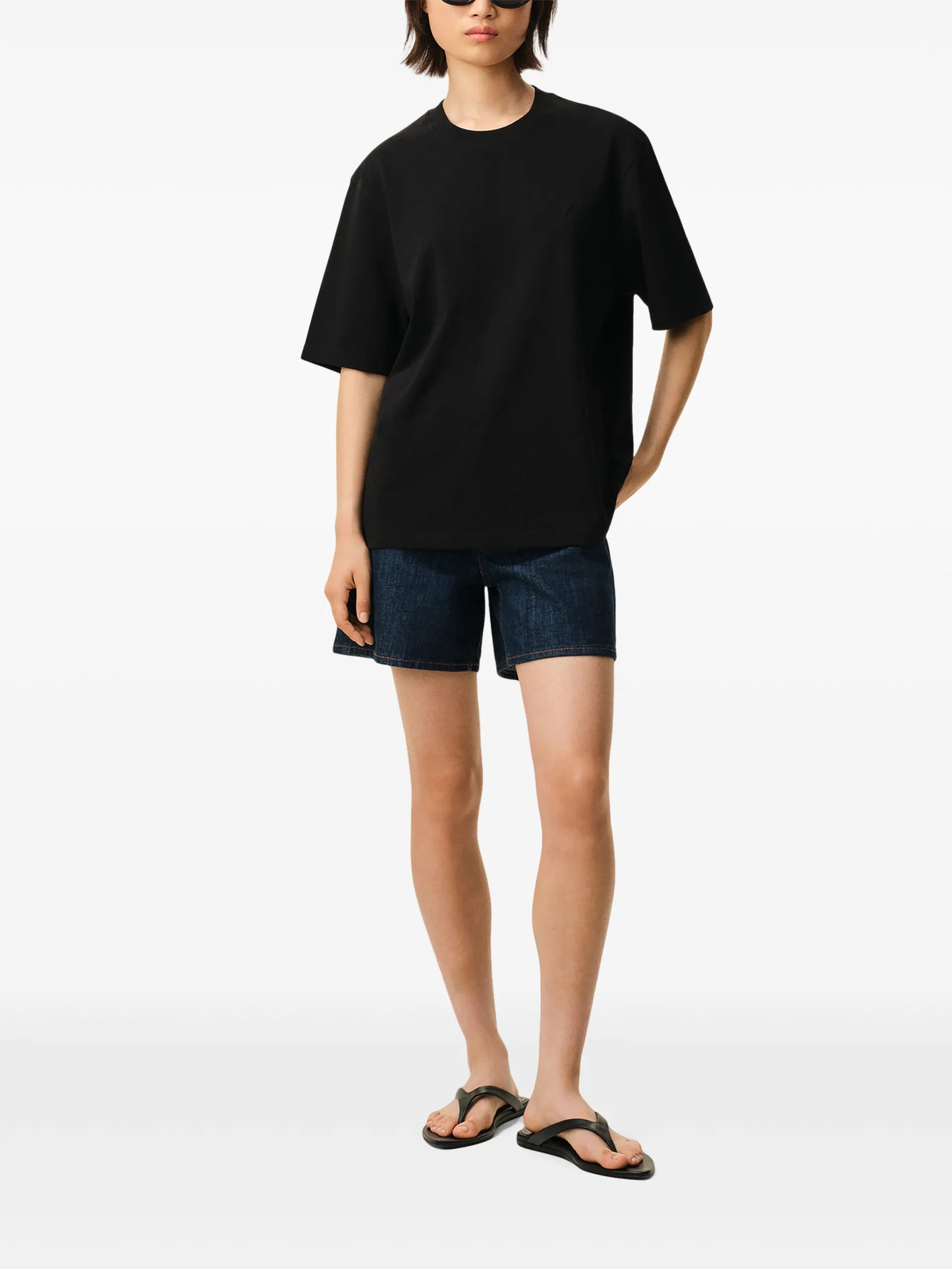AMI Paris Ami De Coeur T-shirt E26UTS341726 Vue 3