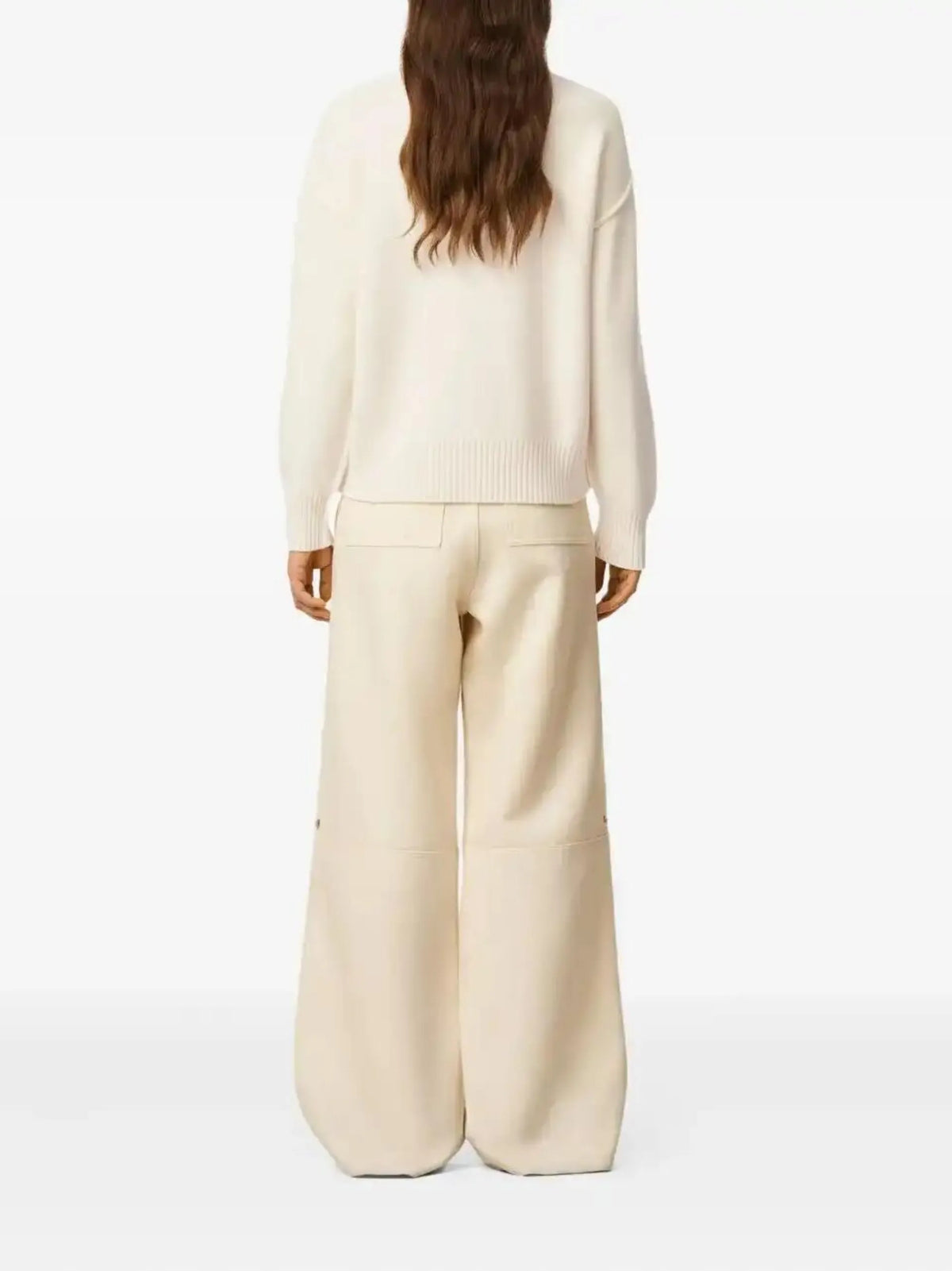 AMI Paris Ami De Coeur crew-neck wool sweater coloris Neutrals - vue 5