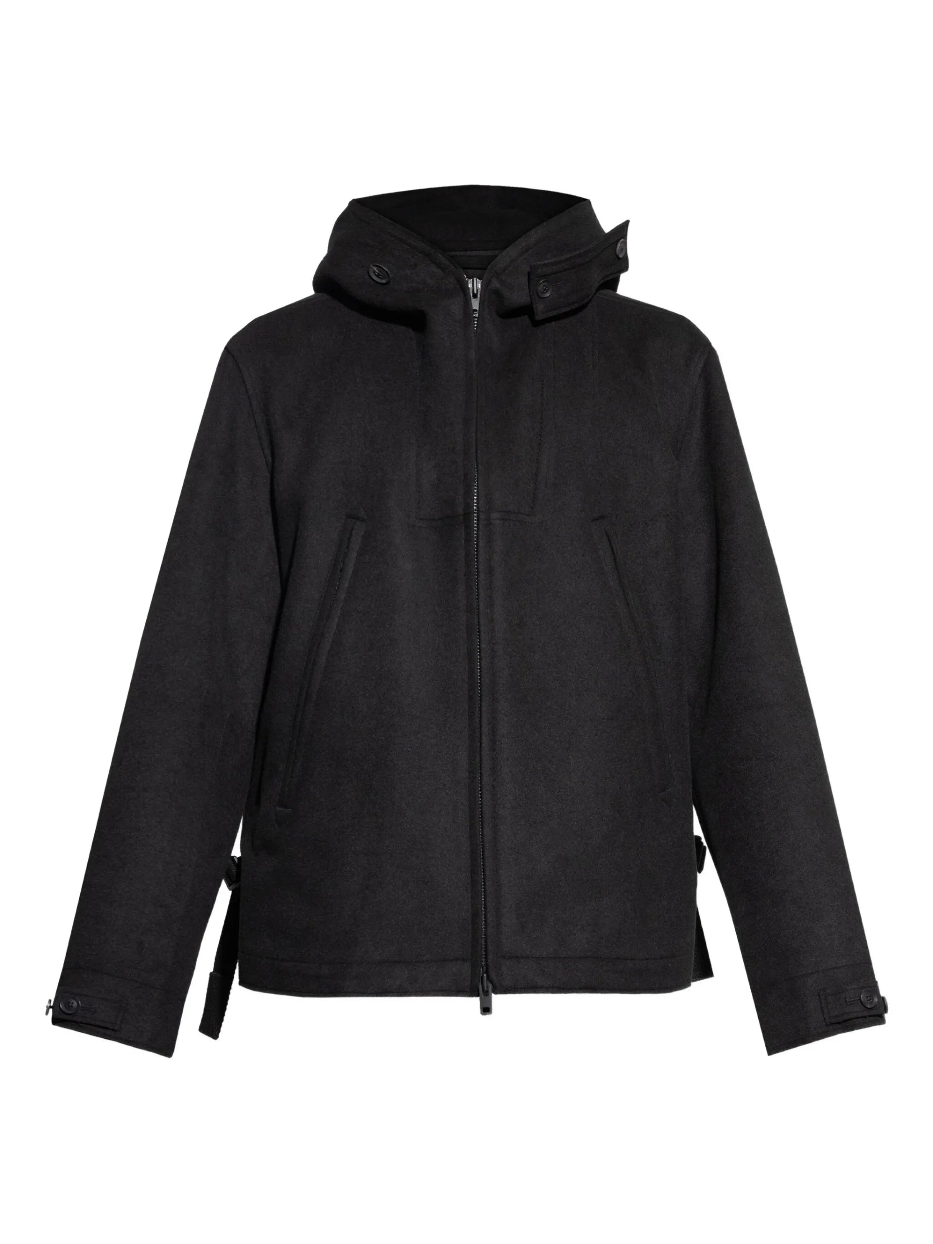 Y-3 Hooded Zip-front Jacket Black Recycled Polyester - Y-3 | Le Block Lyon