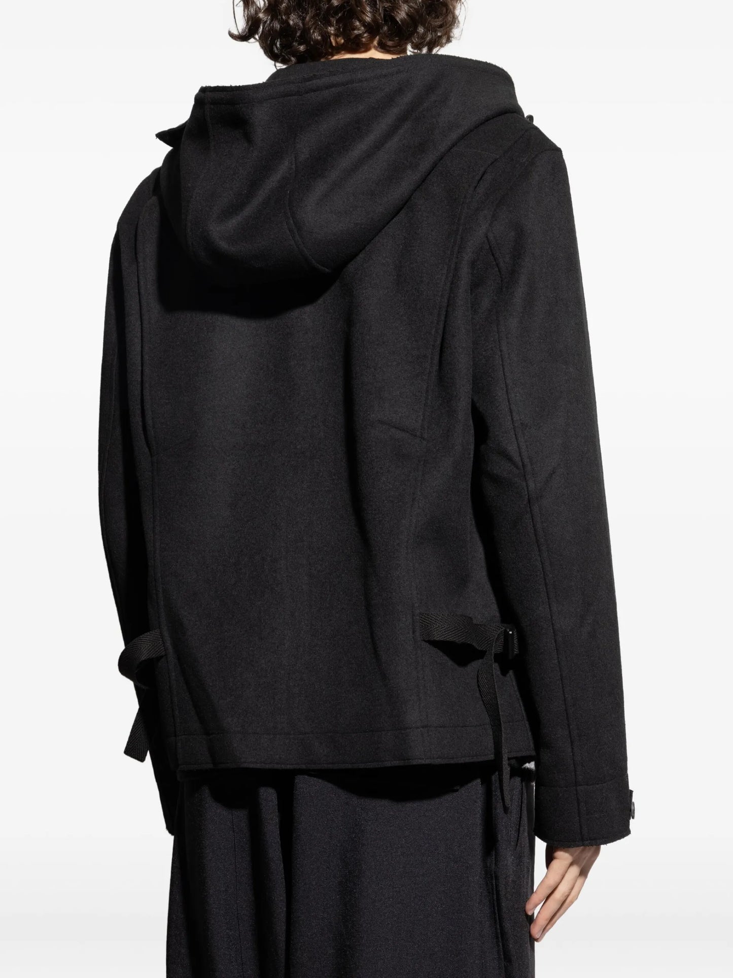 Y-3 Hooded Zip-front Jacket Black Recycled Polyester - vue 4 - Y-3