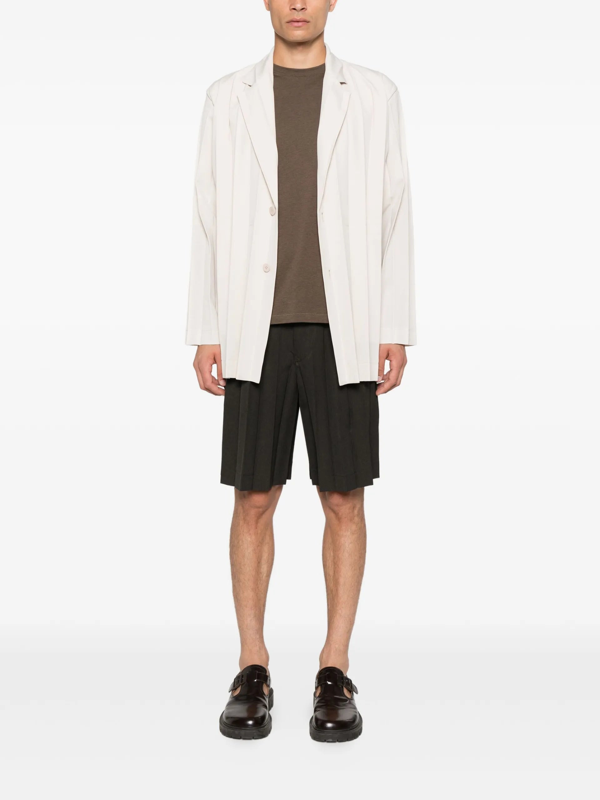 Homme Plissé Issey Miyake Striped Blazer