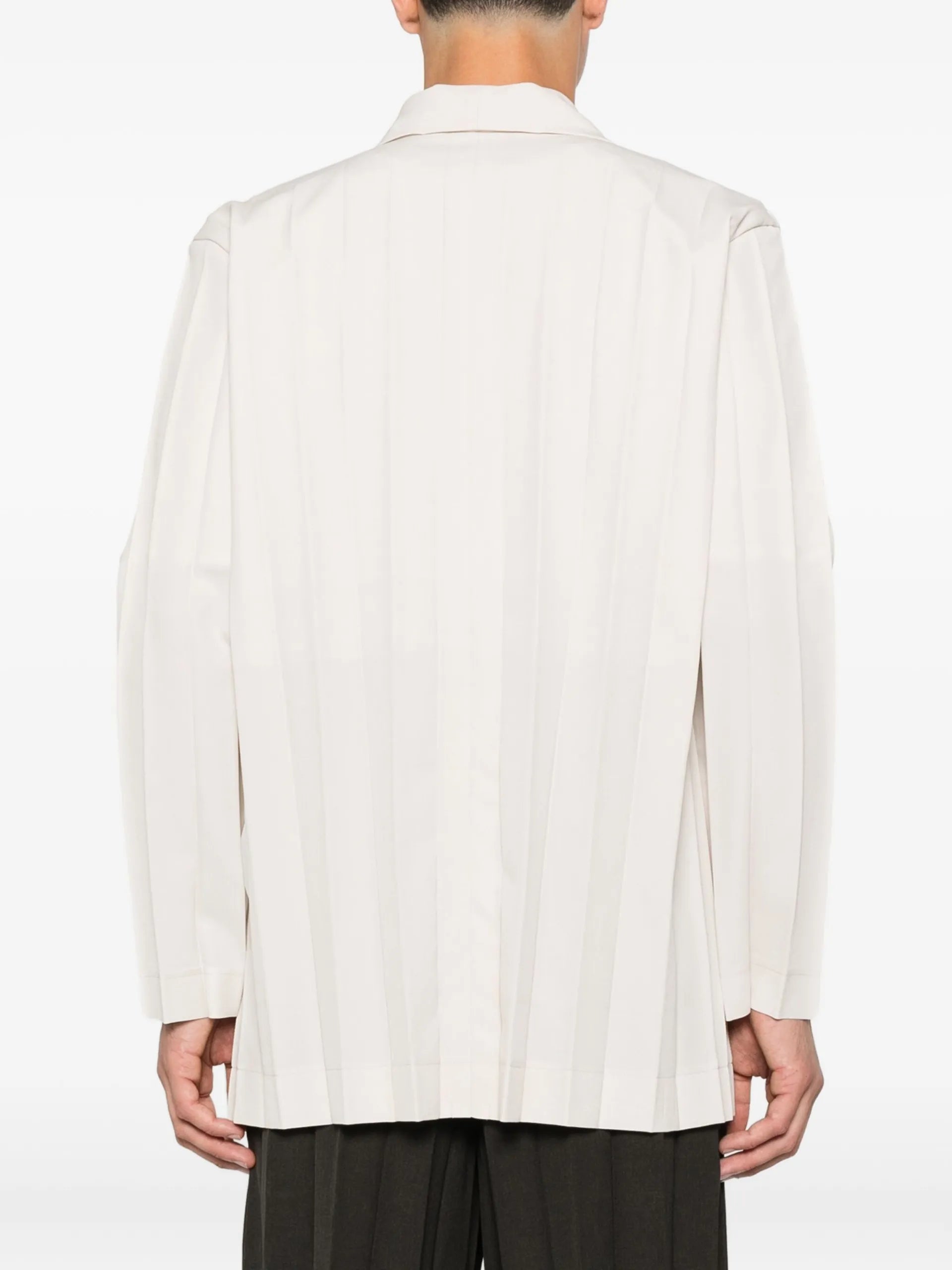 Homme Plissé Issey Miyake Striped Blazer - vue 4 - Homme Plissé Issey Miyake