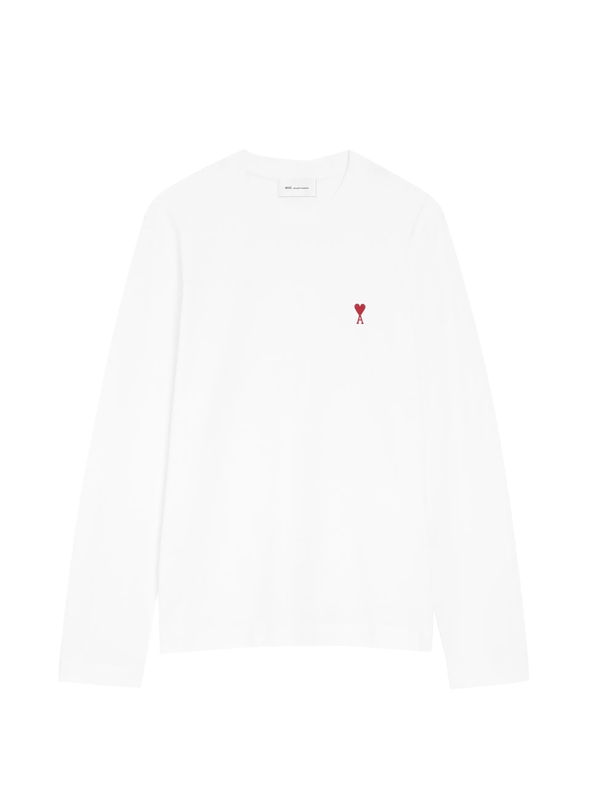 AMI Paris Ami De Coeur Organic-cotton T-shirt E26BFUTS235724 Vue 1