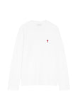 AMI Paris Ami De Coeur Organic-cotton T-shirt E26BFUTS235724 Vue 1