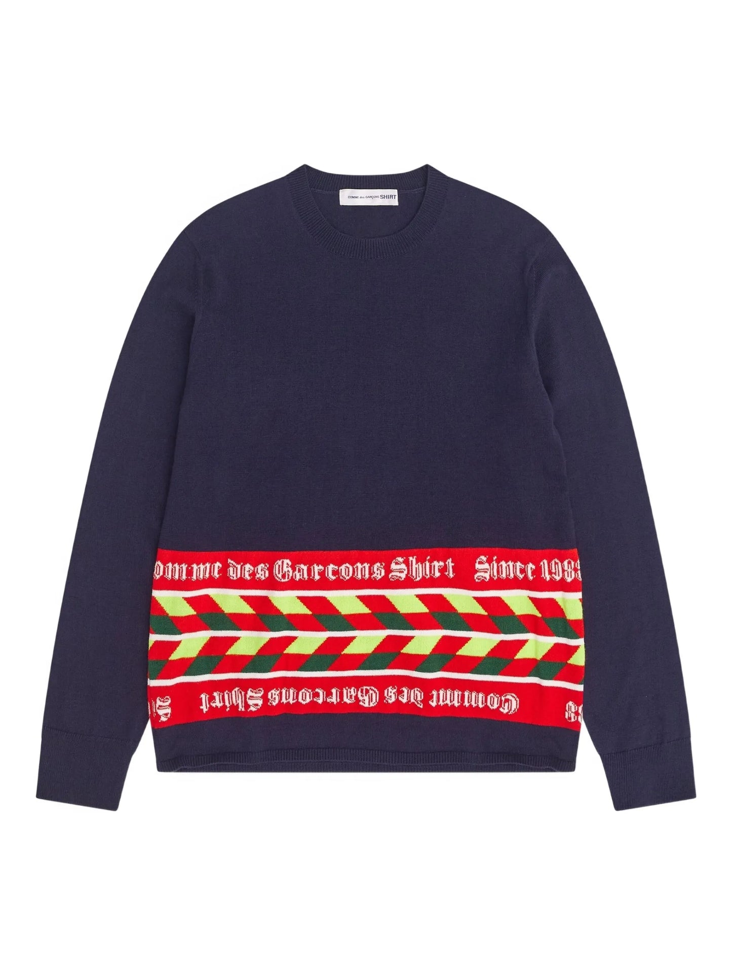 Comme Des Garçons Shirt Patterned Sweater - Comme Des Garçons Shirt | Le Block Lyon