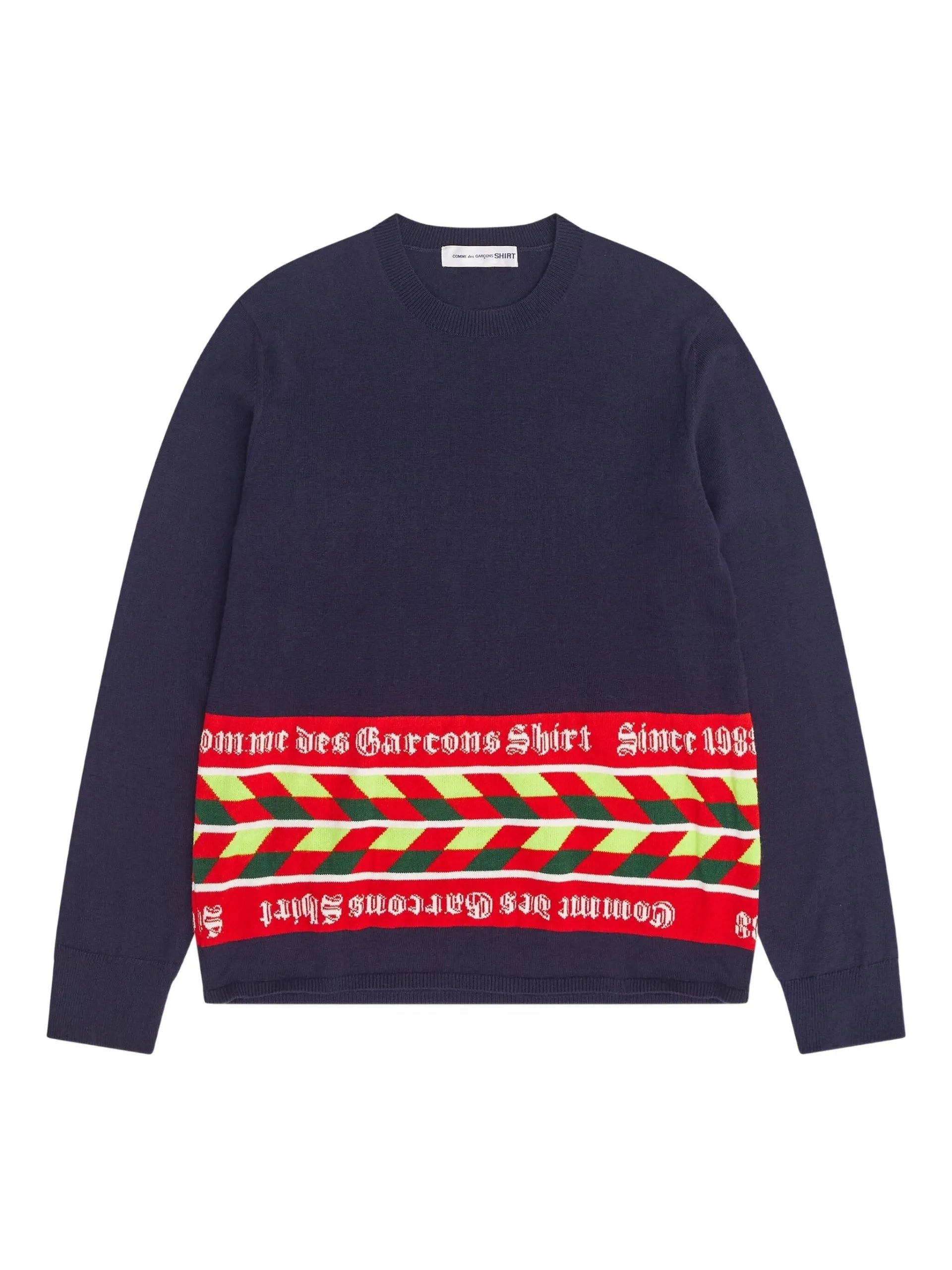 Comme Des Garçons Shirt Patterned Sweater - Comme Des Garçons Shirt | Le Block Lyon