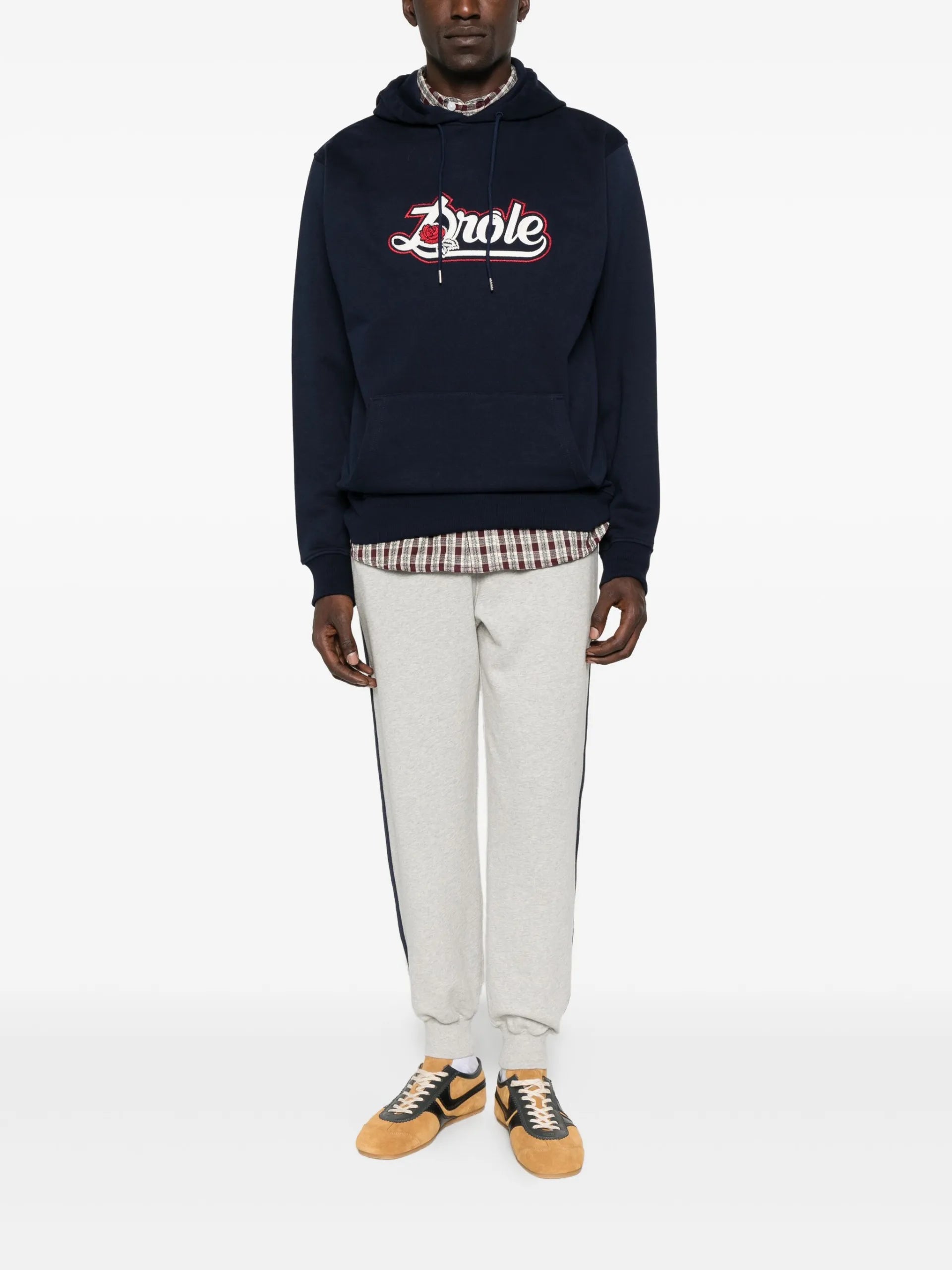 Drôle De Monsieur Rose Logo Hoodie